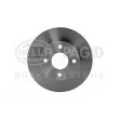 Jeu de 2 disques de frein avant HELLA [8DD 355 112-431]