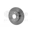 HELLA 8DD 355 112-431 - Jeu de 2 disques de frein avant
