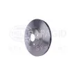 HELLA 8DD 355 113-591 - Jeu de 2 disques de frein avant