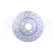HELLA 8DD 355 115-011 - Jeu de 2 disques de frein avant