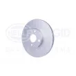 HELLA 8DD 355 115-361 - Jeu de 2 disques de frein avant