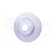 HELLA 8DD 355 115-881 - Jeu de 2 disques de frein avant