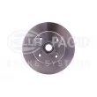 HELLA 8DD 355 116-081 - Jeu de 2 disques de frein arrière