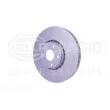 HELLA 8DD 355 116-181 - Jeu de 2 disques de frein avant