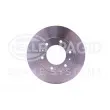 HELLA 8DD 355 116-481 - Jeu de 2 disques de frein avant