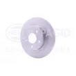 HELLA 8DD 355 116-601 - Jeu de 2 disques de frein arrière