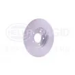 HELLA 8DD 355 116-601 - Jeu de 2 disques de frein arrière
