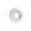 HELLA 8DD 355 116-651 - Jeu de 2 disques de frein avant