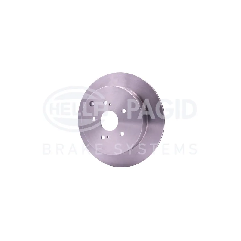 Jeu de 2 disques de frein arrière HELLA 8DD 355 116-781 - Visuel 2