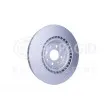 HELLA 8DD 355 117-111 - Jeu de 2 disques de frein avant