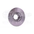 HELLA 8DD 355 117-481 - Jeu de 2 disques de frein arrière