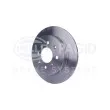 HELLA 8DD 355 117-871 - Jeu de 2 disques de frein arrière