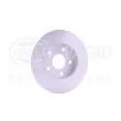 HELLA 8DD 355 118-971 - Jeu de 2 disques de frein arrière