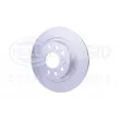 HELLA 8DD 355 119-111 - Jeu de 2 disques de frein arrière