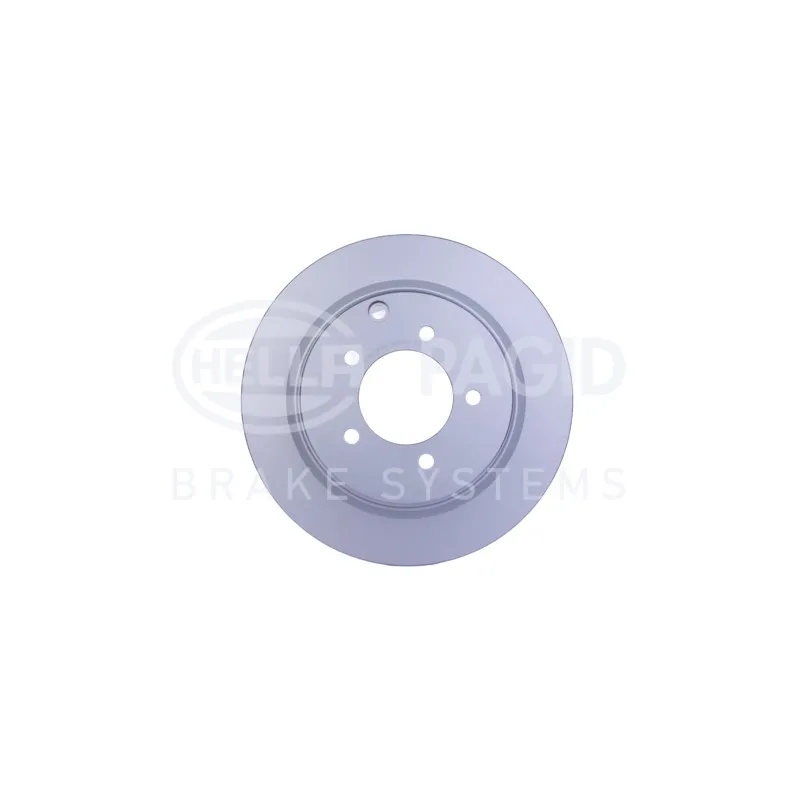 Jeu de 2 disques de frein arrière HELLA 8DD 355 119-451 - Visuel 1