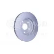 HELLA 8DD 355 119-661 - Jeu de 2 disques de frein avant