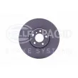 HELLA 8DD 355 120-711 - Disque de frein avant droit