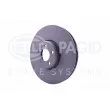 HELLA 8DD 355 120-711 - Disque de frein avant droit