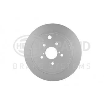 Jeu de 2 disques de frein arrière HELLA 8DD 355 122-281 pour SUBARU OUTBACK 3.6 R - 260cv