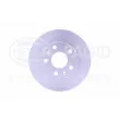 HELLA 8DD 355 122-431 - Jeu de 2 disques de frein avant