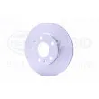 HELLA 8DD 355 122-431 - Jeu de 2 disques de frein avant