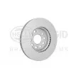 HELLA 8DD 355 122-721 - Jeu de 2 disques de frein avant