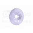 HELLA 8DD 355 122-861 - Jeu de 2 disques de frein arrière
