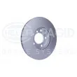 HELLA 8DD 355 122-931 - Jeu de 2 disques de frein avant