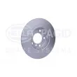 HELLA 8DD 355 123-001 - Jeu de 2 disques de frein arrière