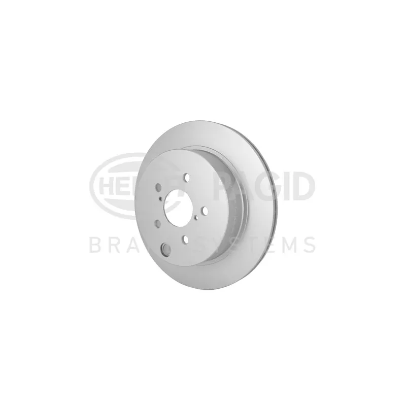 Jeu de 2 disques de frein arrière HELLA 8DD 355 123-101 - Visuel 2