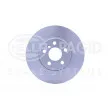 HELLA 8DD 355 125-351 - Jeu de 2 disques de frein avant