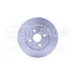 HELLA 8DD 355 125-491 - Jeu de 2 disques de frein avant