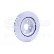 HELLA 8DD 355 125-491 - Jeu de 2 disques de frein avant