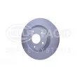 HELLA 8DD 355 125-521 - Jeu de 2 disques de frein avant