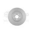 Jeu de 2 disques de frein arrière HELLA [8DD 355 126-421]