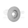 HELLA 8DD 355 126-631 - Jeu de 2 disques de frein arrière