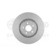Jeu de 2 disques de frein avant HELLA [8DD 355 126-691]