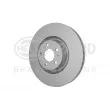 HELLA 8DD 355 126-691 - Jeu de 2 disques de frein avant