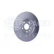 HELLA 8DD 355 126-721 - Jeu de 2 disques de frein arrière