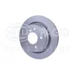 HELLA 8DD 355 127-261 - Jeu de 2 disques de frein arrière