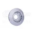 HELLA 8DD 355 128-041 - Disque de frein avant gauche