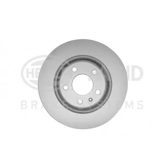 Jeu de 2 disques de frein arrière HELLA OEM 8E0615601K