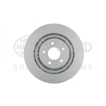 Jeu de 2 disques de frein arrière HELLA 8DD 355 128-741 pour DODGE DURANGO 2.0 TFSI flexible fuel quattro - 180cv