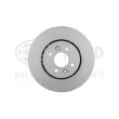 HELLA 8DD 355 129-611 - Jeu de 2 disques de frein avant