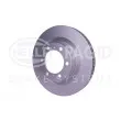 HELLA 8DD 355 129-861 - Jeu de 2 disques de frein avant