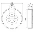 HELLA 8DT 355 300-651 - Tambour de frein