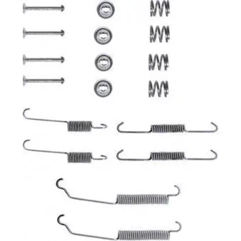 Kit d'accessoires, mâchoire de frein HELLA OEM 430853