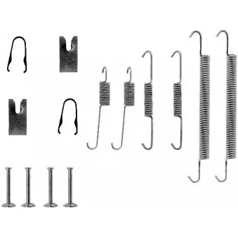 HELLA 8DZ 355 200-471 - Kit d'accessoires, mâchoire de frein