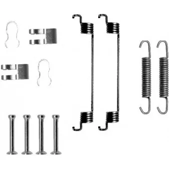 HELLA 8DZ 355 200-561 - Kit d'accessoires, mâchoire de frein