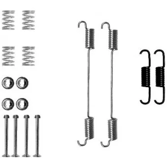 Kit d'accessoires, mâchoire de frein HELLA 8DZ 355 200-601